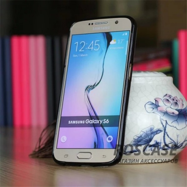 Фотография Черный Mercury Jelly Pearl Color | Яркий силиконовый чехол для для Samsung Galaxy S6 G920F/G920D Duos