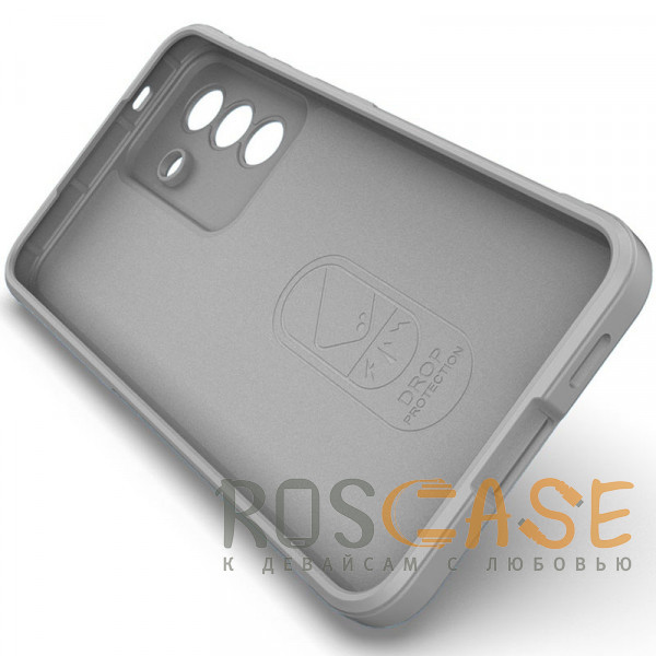 Изображение Серый Flex Silicone | Противоударный чехол для Samsung Galaxy A57 с защитой камеры и микрофиброй