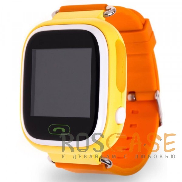 Фото Желтый Умные детские часы Smart Baby Watch Q80