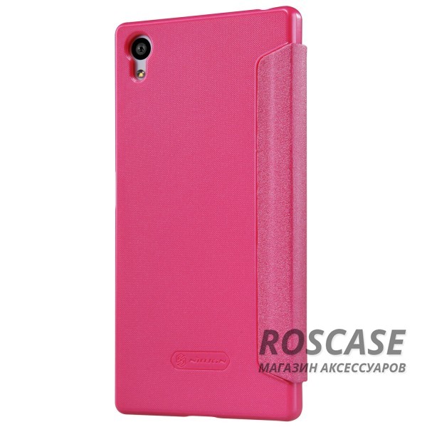 Изображение Розовый Nillkin Sparkle | Чехол-книжка для Sony Xperia Z5