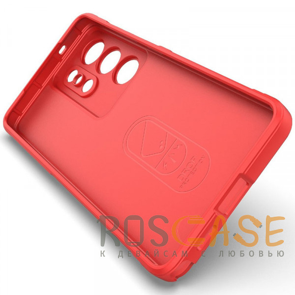 Изображение Красный Flex Silicone | Противоударный чехол для Samsung Galaxy S26 Ultra с защитой камеры и микрофиброй