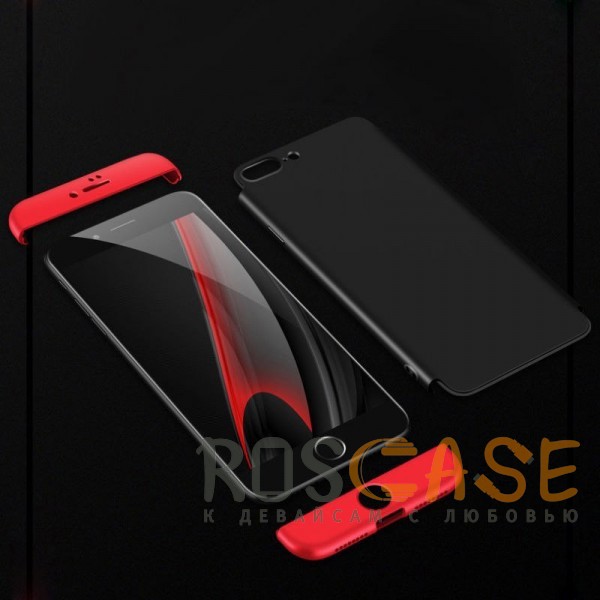Изображение Черный / Красный GKK LikGus 360° | Двухсторонний чехол для iPhone 6 Plus / 6s Plus с защитными вставками