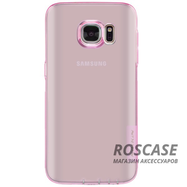 Изображение Розовый (прозрачный) Nillkin Nature | Силиконовый чехол для Samsung G930F Galaxy S7