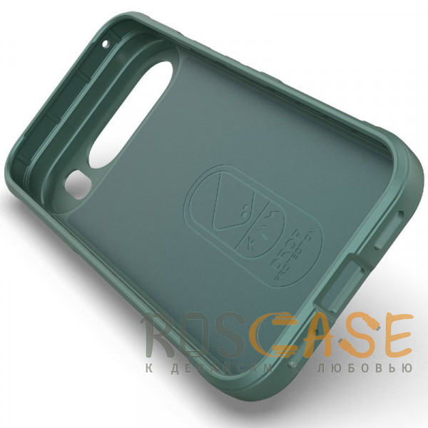 Изображение Зеленый Flex Silicone | Противоударный чехол для Google Pixel 10 / 10 Pro с защитой камеры и микрофиброй