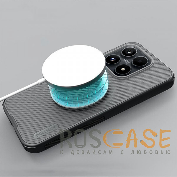 Фотография Серый Nillkin Super Frosted Shield Magnetic | Полупрозрачный чехол с поддержкой Magsafe для Xiaomi Mi 17