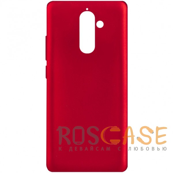 Фото Красный J-Case THIN | Гибкий силиконовый чехол для Nokia 7 plus