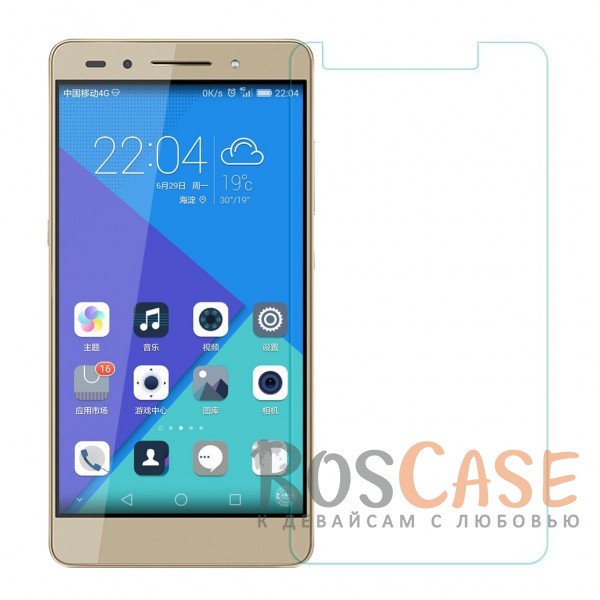 Фото Защитное стекло U-Glass 0.33mm (H+) для Huawei Honor 7 (картонная упаковка)
