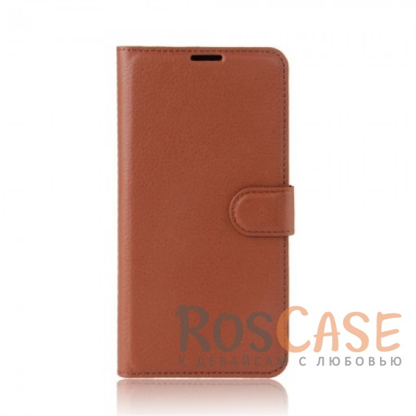 Фото Коричневый Wallet | Кожаный чехол-кошелек с внутренними карманами для LG G6 / G6 Plus H870 / H870DS