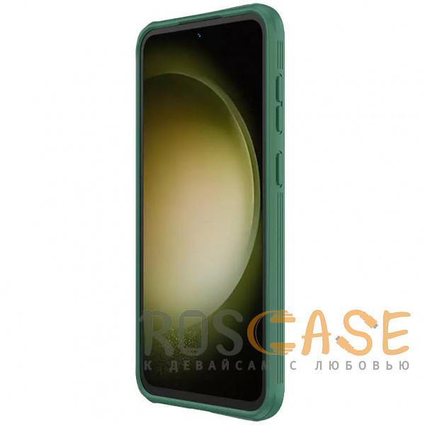 Изображение Зеленый Nillkin CamShield Pro | Чехол из пластика и TPU с защитой камеры для Samsung Galaxy S23 FE