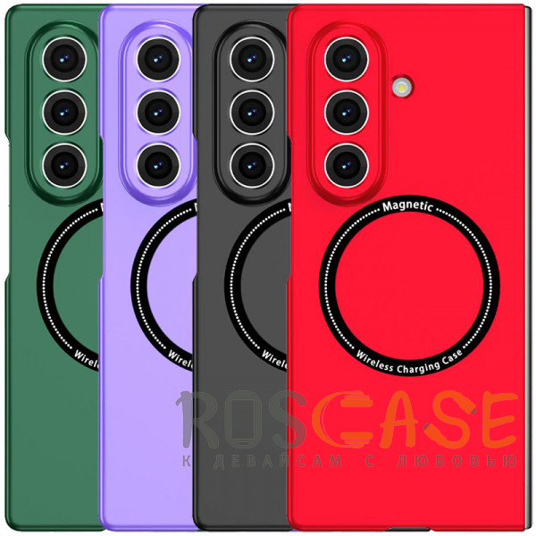 Фото Matte Shield | Тонкий матовый пластиковый чехол с поддержкой Magsafe для Samsung Galaxy Z Fold 7