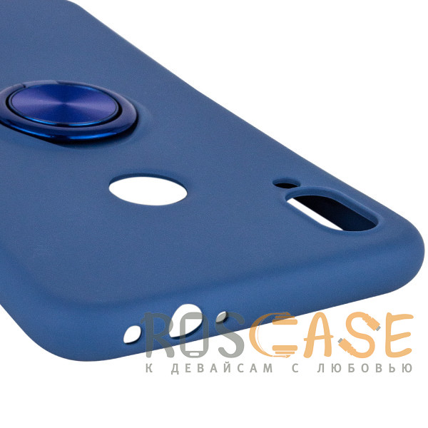 Изображение Синий TPU чехол Summer ColorRing под магнитный держатель для Xiaomi Redmi Note 7 /Note 7 Pro / Note 7s