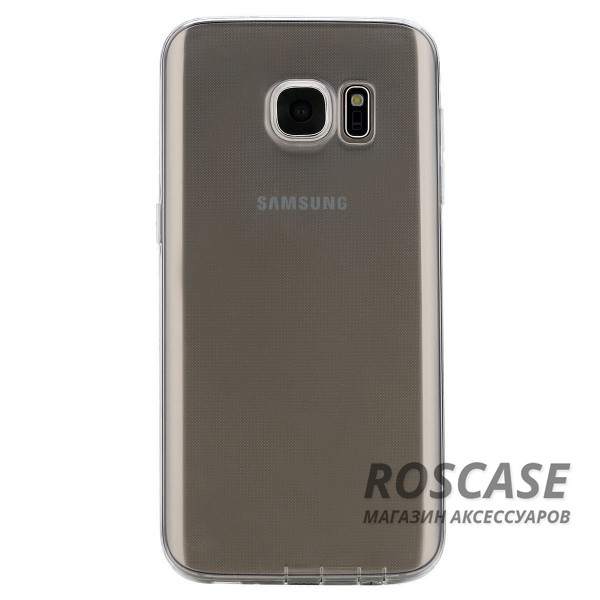 Фотография Бесцветный / Transparent ROCK Ultrathin Slim Jacket | Чехол для Samsung G930F Galaxy S7 из ультратонкого силикона