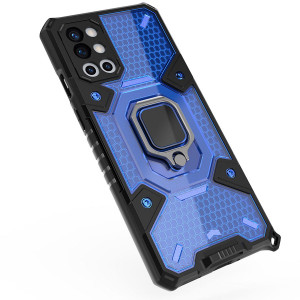 Honeycomb Armor | Противоударный чехол с защитой камеры и кольцом  для OnePlus 9R