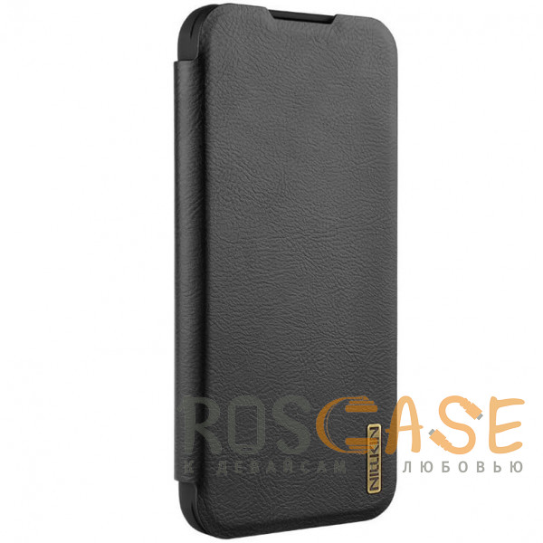 Фотография Черный Nillkin Qin PRO | Чехол-книжка из Premium экокожи с защитой камеры для Samsung Galaxy A56