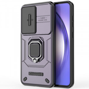 Transformer Ring Holder | Противоударный чехол с кольцом и шторкой камеры  для Samsung Galaxy A56