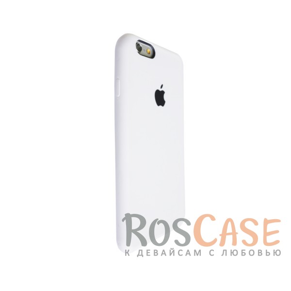 Изображение Белый / White Оригинальный силиконовый чехол для Apple iPhone 6/6s (4.7") (реплика)