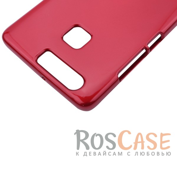 Изображение Красный Mercury Jelly Pearl Color | Яркий силиконовый чехол для для Huawei P9