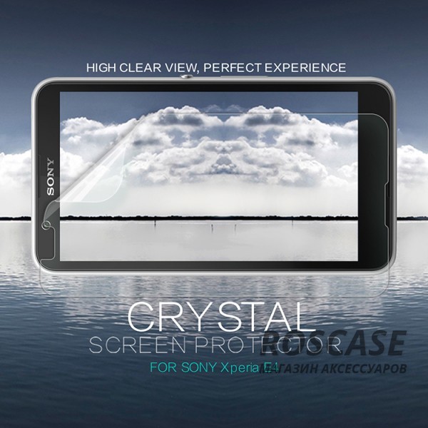 Фото Анти-отпечатки Nillkin Crystal | Прозрачная защитная пленка для Sony Xperia E4