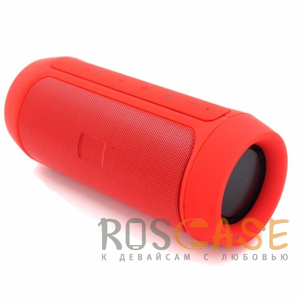 Фото Красный Портативная Bluetooth колонка в алюминиевом корпусе с USB входом для флешки