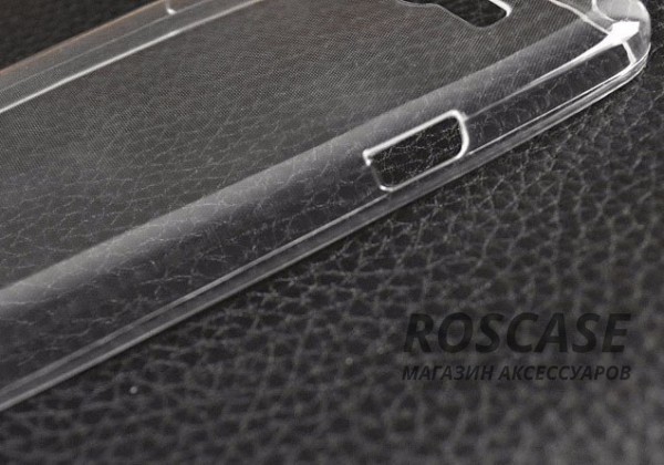 Изображение Бесцветный (прозрачный) Ультратонкий силиконовый чехол для Asus Zenfone 4 (A400CG)