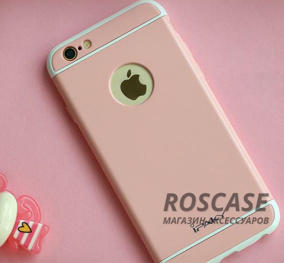Фотография Розовый iPaky Color | Пластиковый чехол для Apple iPhone 6/6s (4.7")