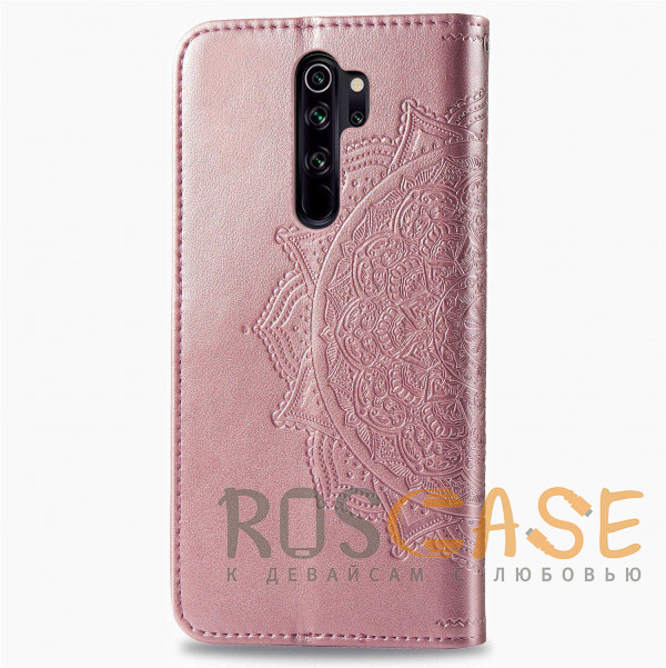 Изображение Розовый Кожаный чехол (книжка) Art Case с визитницей для Xiaomi Redmi Note 8 Pro