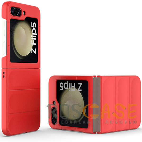 Фото Красный Flex Matte | Пластиковый чехол с Soft Touch покрытием для Samsung Galaxy Z Flip 5