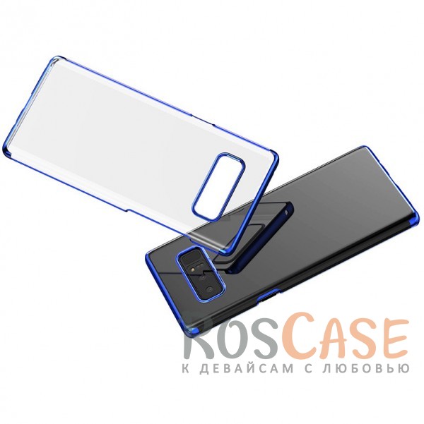 Изображение Синий Baseus Glitter | Ультратонкий чехол для Samsung Galaxy Note 8 с глянцевыми торцами