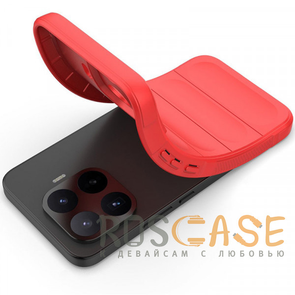 Фотография Красный Flex Silicone | Противоударный чехол для Xiaomi Mi 17T Pro с защитой камеры и микрофиброй