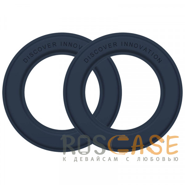 Фото Темно-синий Nillkin SnapLink | Магнитное кольцо-наклейка MagSafe для телефона iPhone / Android - 2 штуки