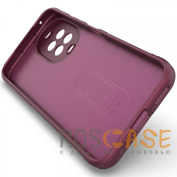 Изображение Бордовый Flex Silicone | Противоударaный чехол для Huawei Nova 14 с защитой камеры и микрофиброй