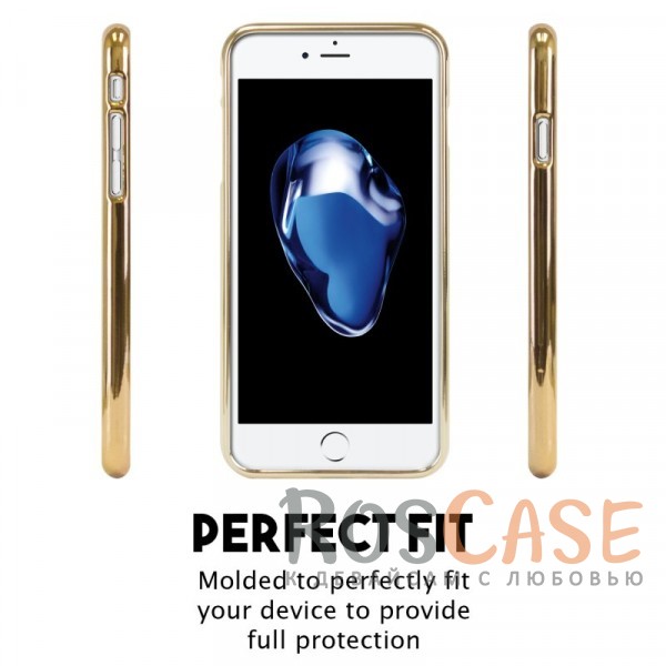 Фотография Золотой Mercury Ring 2 Jelly | Силиконовый чехол для Apple iPhone 7 / 8 (4.7")