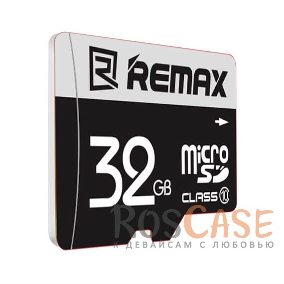 Фотография Черный Карта памяти Remax microSDHC 32 GB Card Class 10 +SD адаптер