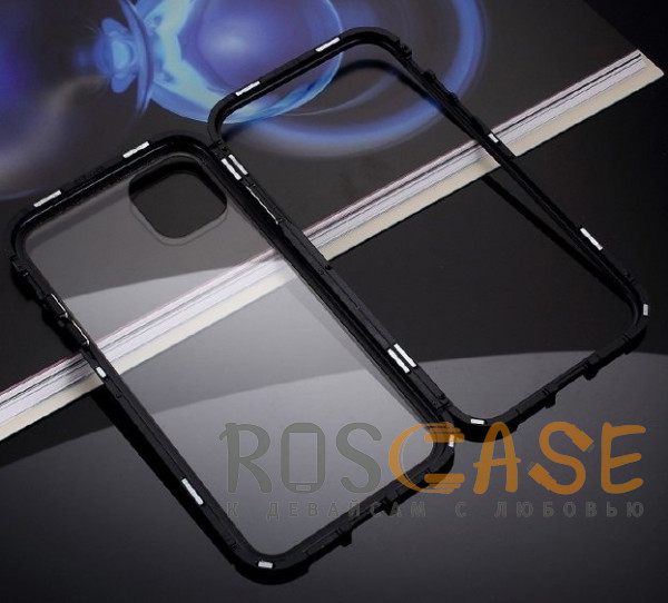 Изображение Черный Магнитный алюминиевый чехол для iPhone 11 Pro Max
