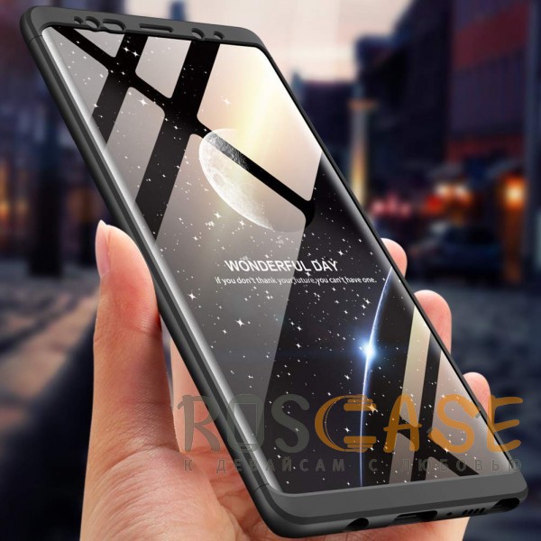 Фотография Черный GKK LikGus 360° | Двухсторонний чехол для Samsung Galaxy S9 Plus с защитными вставками