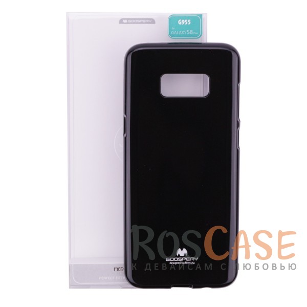 Изображение Черный Mercury Jelly Pearl Color | Яркий силиконовый чехол для для Samsung G955 Galaxy S8 Plus