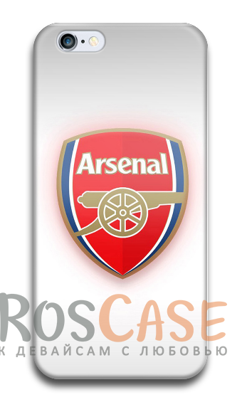 Фото Арсенал №2 Пластиковый чехол RosCase "Футбольные команды" для iPhone 6/6s plus (5.5")