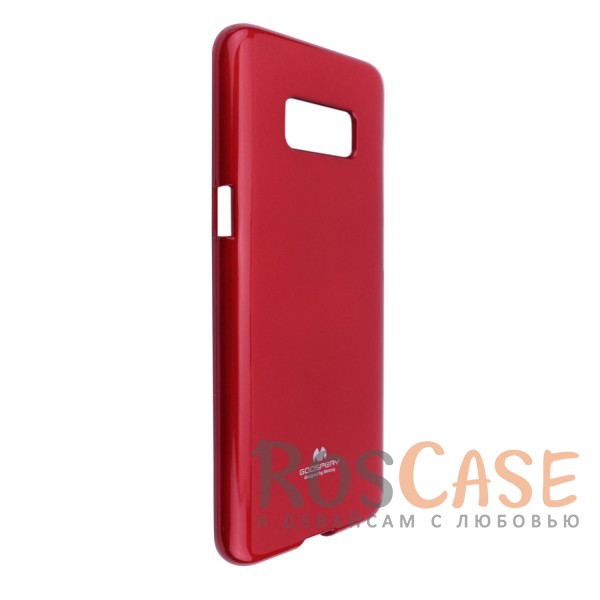 Фото Красный Mercury Jelly Pearl Color | Яркий силиконовый чехол для для Samsung G955 Galaxy S8 Plus