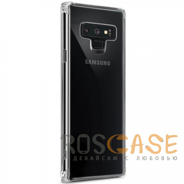 Фотография Прозрачный King Kong Armor | Противоударный прозрачный чехол для Samsung Galaxy Note 9 с дополнительной защитой углов