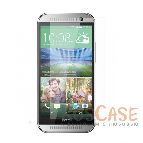 Фото Прозрачное Защитное стекло U-Glass 0.33mm (H+) для HTC New One 2 / M8 (картонная упаковка)