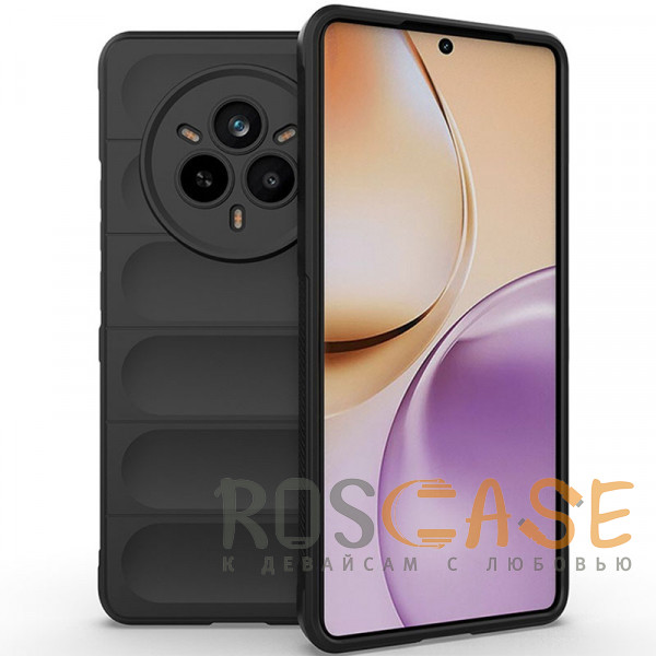 Фото Черный Flex Silicone | Противоударный чехол для Realme 14 Pro 5G с защитой камеры и микрофиброй