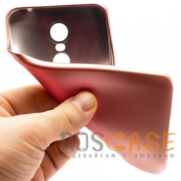 Изображение Rose Gold J-Case THIN | Гибкий силиконовый чехол для Xiaomi Redmi 5 Plus / Redmi Note 5 (Single Camera)
