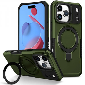 Magnetic Armor Ring | Противоударный чехол с MagSafe и кольцом  для iPhone 17 Pro Max
