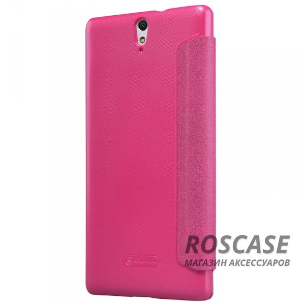 Изображение Розовый Nillkin Sparkle | Чехол-книжка для Sony Xperia C5 Ultra