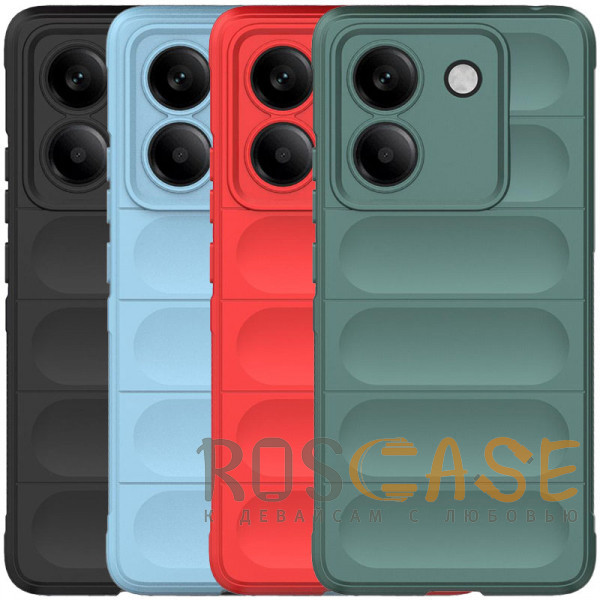 Фото Flex Silicone | Противоударный чехол для Xiaomi Poco M7 Pro 5G с защитой камеры и микрофиброй