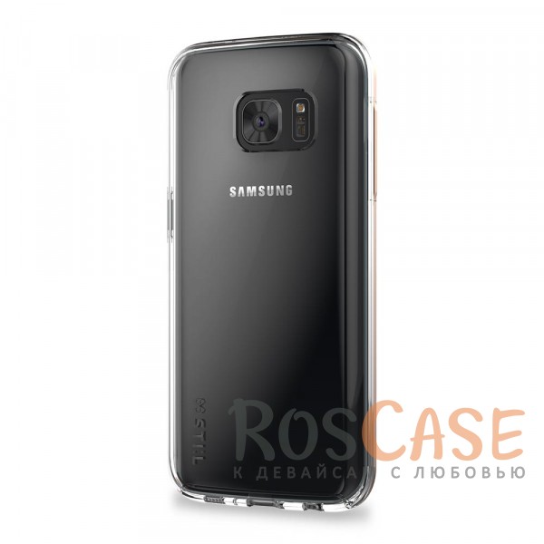 Фото Прозрачный Прозрачный чехол STIL Hybrid Clear с металлизированным золотым покрытием по контуру и защитой кнопок для Samsung G930F Galaxy S7