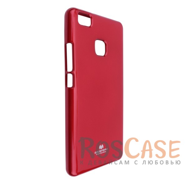 Фото Красный Mercury Jelly Pearl Color | Яркий силиконовый чехол для для Huawei P9 Lite