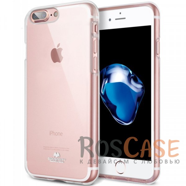 Фото Прозрачный Mercury Jelly Pearl Color | Яркий силиконовый чехол для для Apple iPhone 7 plus / 8 plus (5.5")