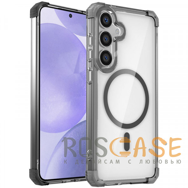 Фото Черный Nature Magnetic | Прозрачный противоударный чехол с поддержкой MagSafe для Samsung Galaxy S26 Plus