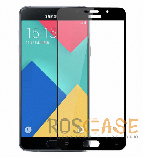 Фото Черный Защитное стекло 5D Full Cover для Samsung A510F Galaxy A5 (2016)